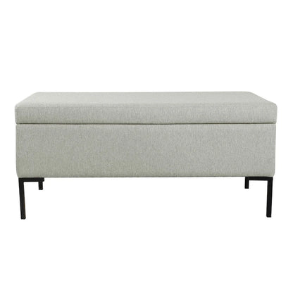 HomePop Storage Bench with Metal Legs