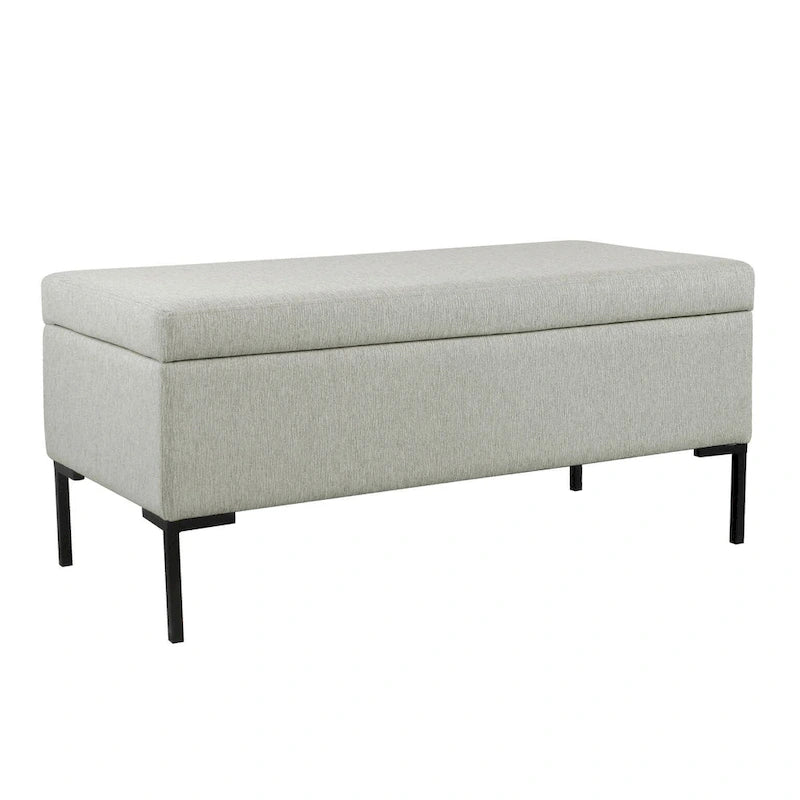 HomePop Storage Bench with Metal Legs