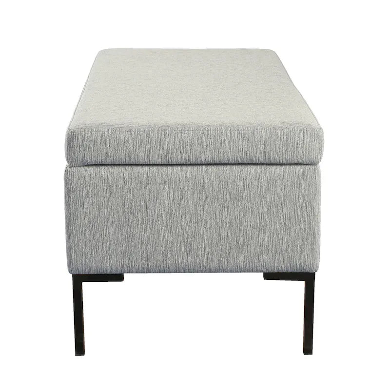 HomePop Storage Bench with Metal Legs