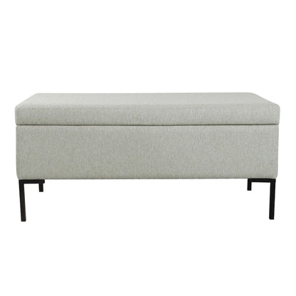 HomePop Storage Bench with Metal Legs