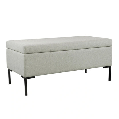 HomePop Storage Bench with Metal Legs