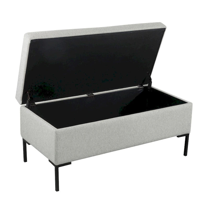 HomePop Storage Bench with Metal Legs