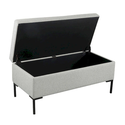 HomePop Storage Bench with Metal Legs