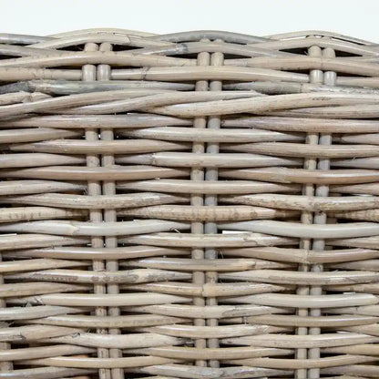 Furniture of America Lali Rustic Kubu Rattan Wicker Armchair