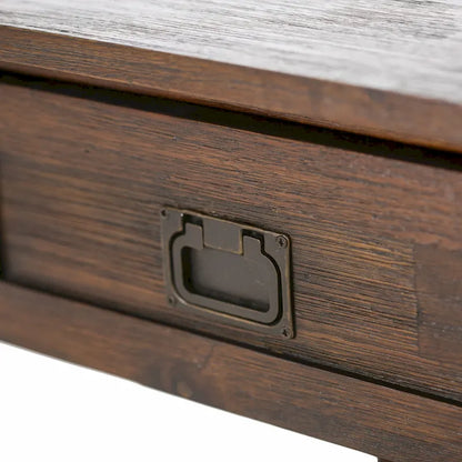 WYNDENHALL Garret SOLID ACACIA WOOD 22 inch Wide Square Rustic End Side Table - 22W x 22 D x 22 H