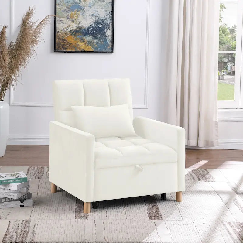 Multi-Functional Sleeper Chair with Pillow