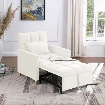 Multi-Functional Sleeper Chair with Pillow