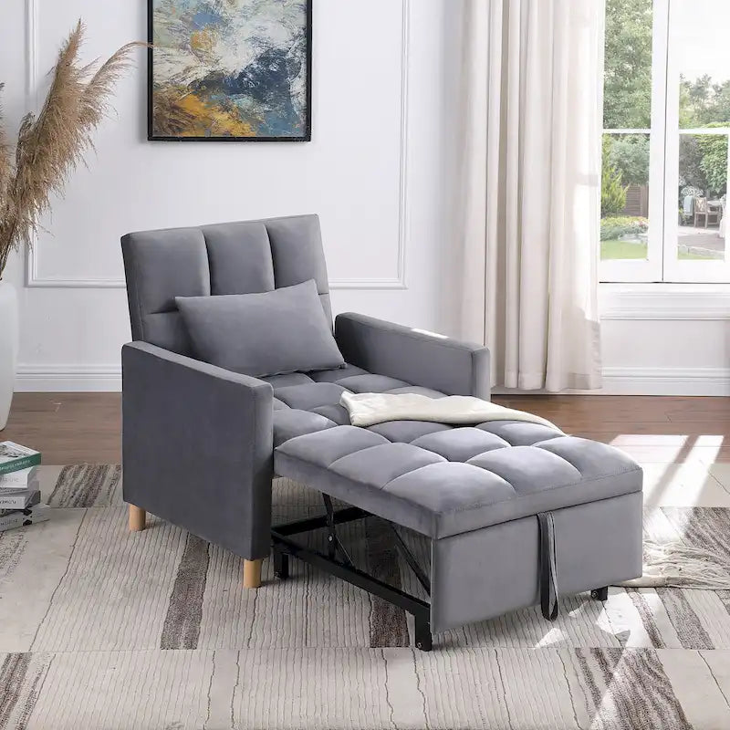 Multi-Functional Sleeper Chair with Pillow