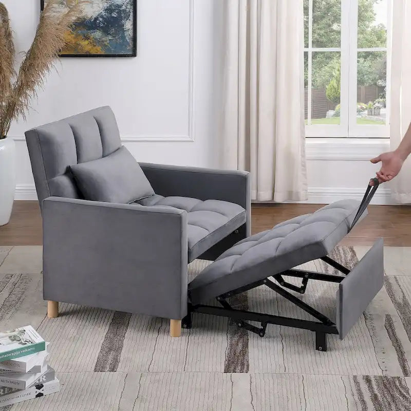 Multi-Functional Sleeper Chair with Pillow