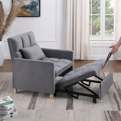 Multi-Functional Sleeper Chair with Pillow