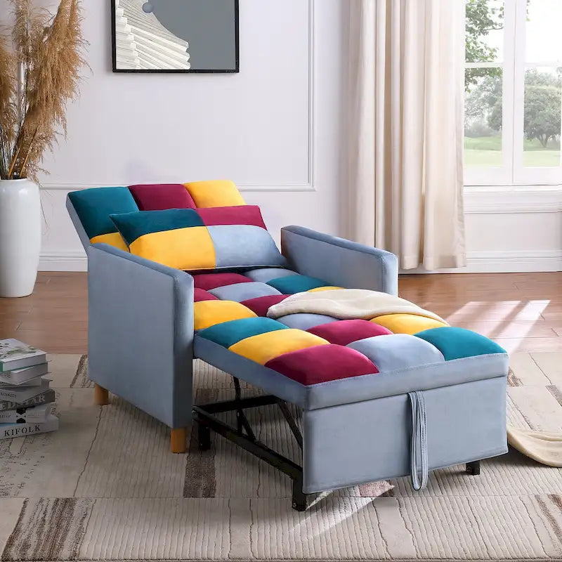 Multi-Functional Sleeper Chair with Pillow