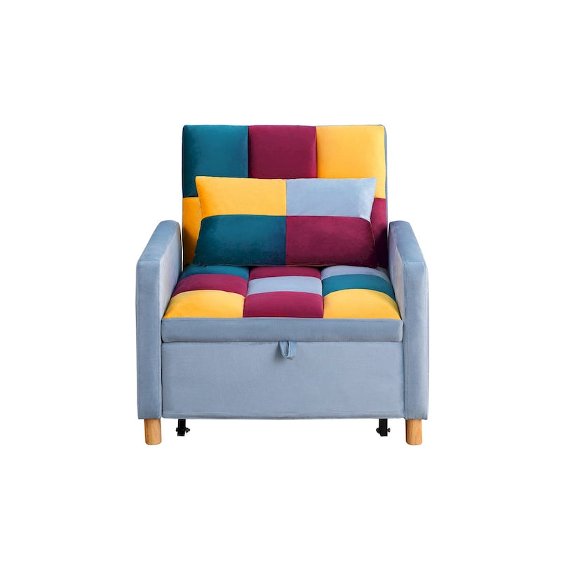 Multi-Functional Sleeper Chair with Pillow