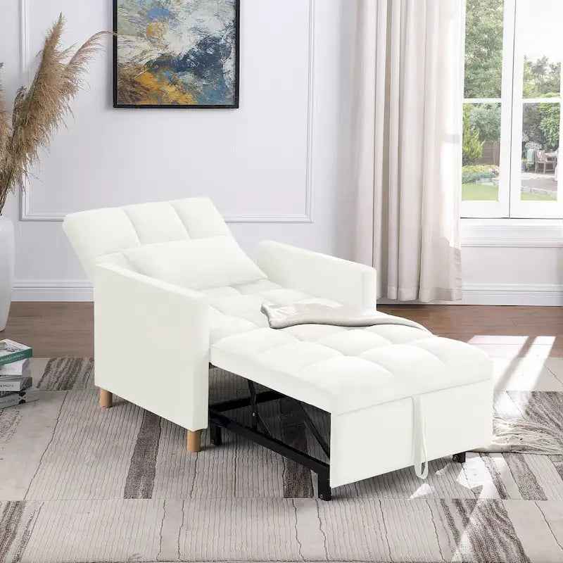 Multi-Functional Sleeper Chair with Pillow