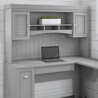 Fairview 60W Hutch for L Shaped Desk by Bush Furniture