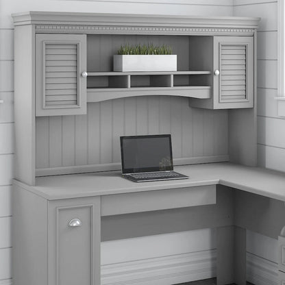 Fairview 60W Hutch for L Shaped Desk by Bush Furniture