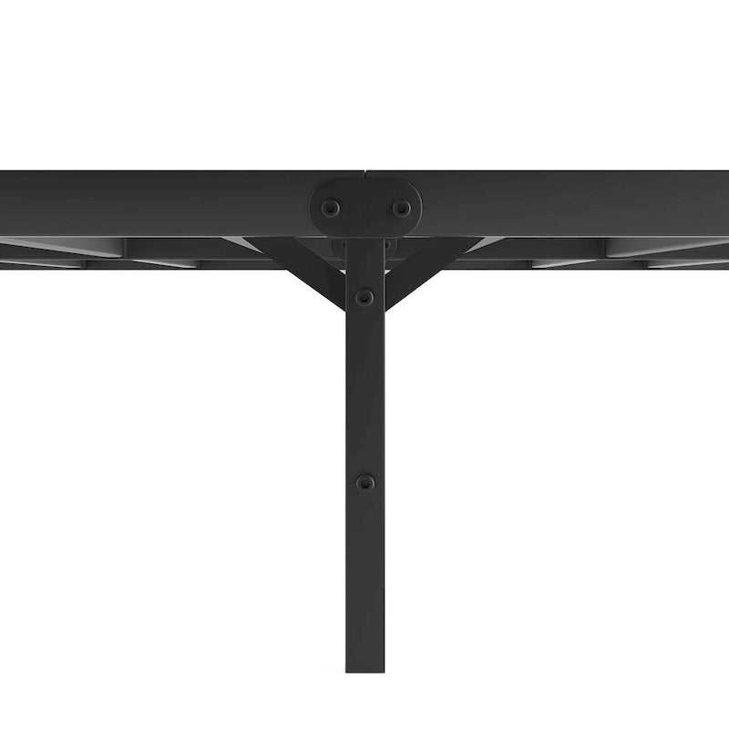 King Size Metal Platform Bed with Headboard