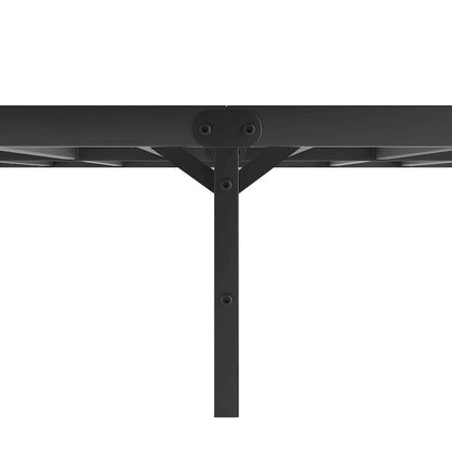 King Size Metal Platform Bed with Headboard