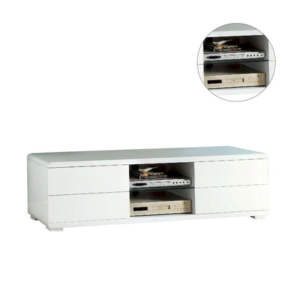 4 Drawers High Gloss Lacquer Coating TV Stand