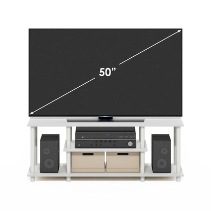 Furinno Turn-N-Tube No Tools 3D 3-Tier Entertainment TV Stands