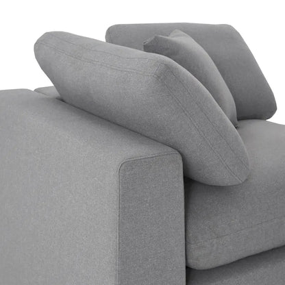 Anka Grey Linen 5-seat Sectional Sofa by iNSPIRE Q Modern