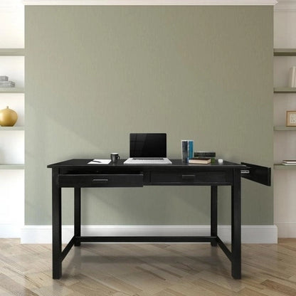 Porch & Den Handley Work Desk with Concealed Side Drawer