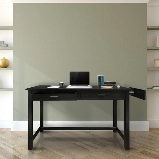 Porch & Den Handley Work Desk with Concealed Side Drawer