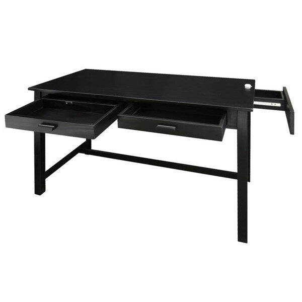 Porch & Den Handley Work Desk with Concealed Side Drawer