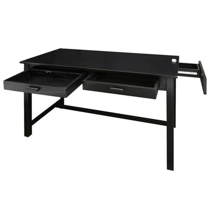 Porch & Den Handley Work Desk with Concealed Side Drawer