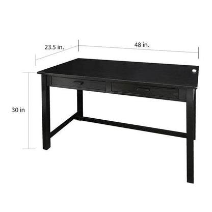 Porch & Den Handley Work Desk with Concealed Side Drawer