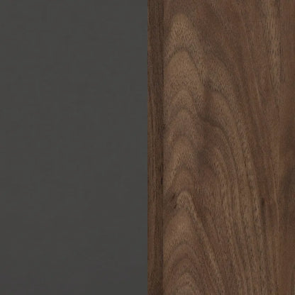 Olvyn 5-Drawer Chest, Natural Walnut and Charcoal