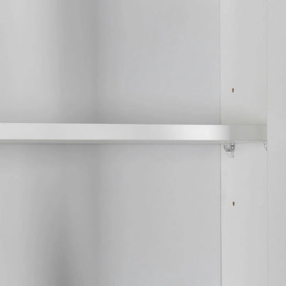 Large Kitchen Pantry Storage Cabinet with Glass Doors