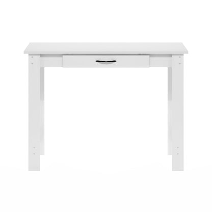 Furinno JAYA Writing Desk with Drawer, White