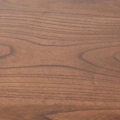 Salvatore Mid-Century Modern Walnut Brown Finished Wood Platform Bed