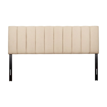 CorLiving King Size Helena Velvet Tufted Headboard