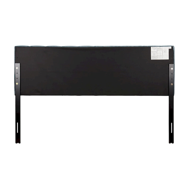 CorLiving King Size Helena Velvet Tufted Headboard