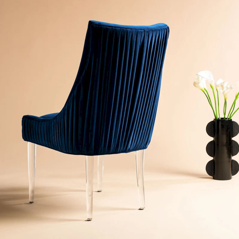 SAFAVIEH Couture Vesile Acrylic Leg Dining Chair - 22W x 28D x 38H