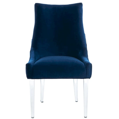 SAFAVIEH Couture Vesile Acrylic Leg Dining Chair - 22W x 28D x 38H