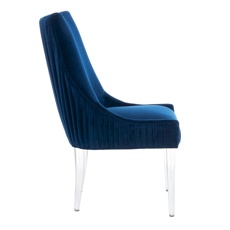 SAFAVIEH Couture Vesile Acrylic Leg Dining Chair - 22W x 28D x 38H