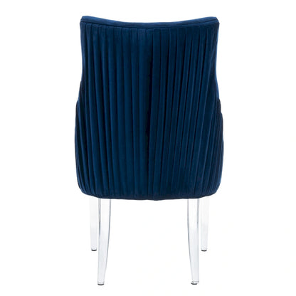 SAFAVIEH Couture Vesile Acrylic Leg Dining Chair - 22W x 28D x 38H