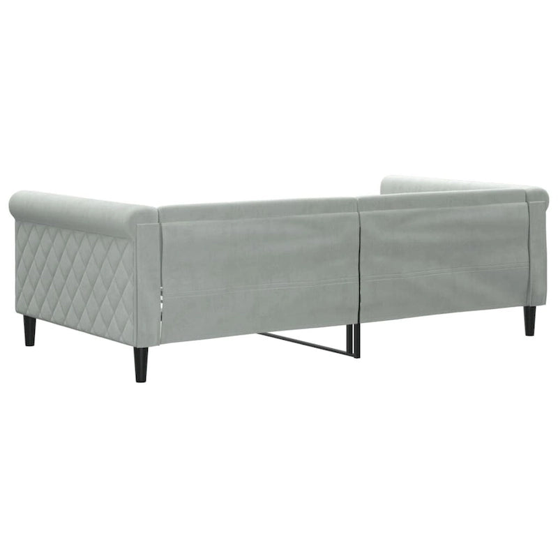vidaXL Day Bed Upholstered Daybed Sofa Bed for Bedroom Living Room Velvet