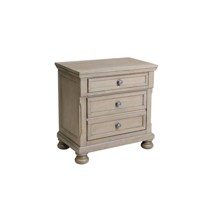Donald 3 Piece Gray Modern Sleigh Storage Platform Bedroom Set