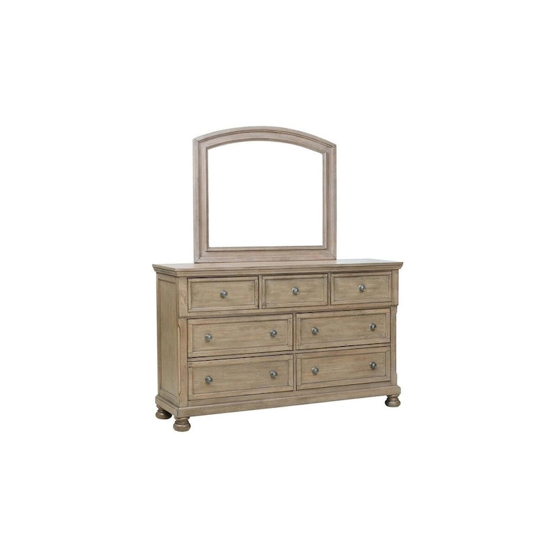 Donald 3 Piece Gray Modern Sleigh Storage Platform Bedroom Set