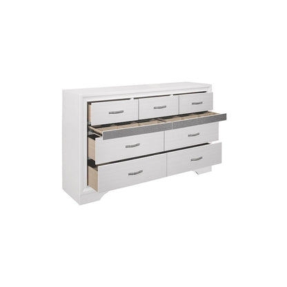 Beatrice 4 Piece White Modern Faux Leather Upholstered Storage Platform Bed