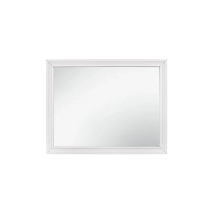 Beatrice 4 Piece White Modern Faux Leather Upholstered Storage Platform Bed