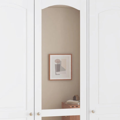 78.7H Combo Twin Wardrobe Set Elegance Meets Utility Armoires Closet