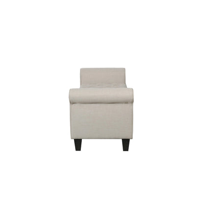 Porthos Home Theon Fabric Flip Top Button Tufted Storage Bench