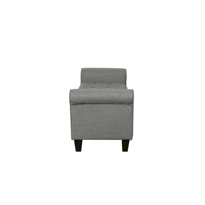 Porthos Home Theon Fabric Flip Top Button Tufted Storage Bench