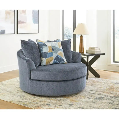 Signature Design by Ashley Maxon Place Oversized Swivel Accent Chair - 56W x 55D x 35H