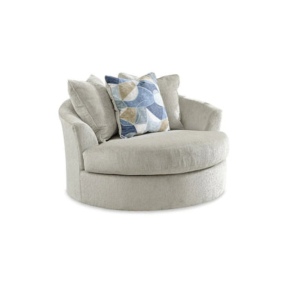 Signature Design by Ashley Maxon Place Oversized Swivel Accent Chair - 56W x 55D x 35H