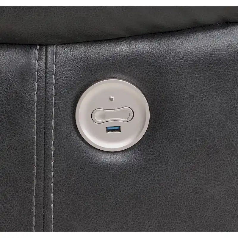 McLean Dark Grey Power Recliner Chair